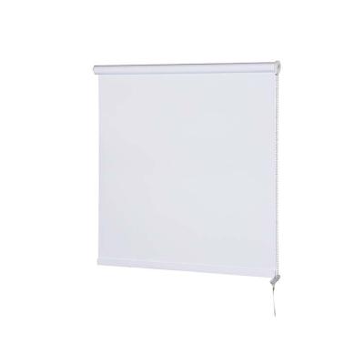 China Traditional Plug and Play White Color Window Shades Blackout Manual Roller Blinds For Window for sale