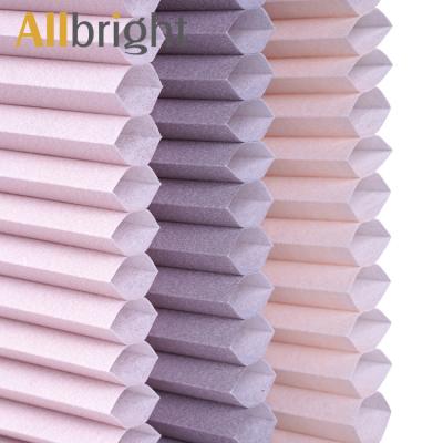 China Morden Size Honeycomb Shade Curtains Blackout Luxury Customized Nonwoven Cellular Fabric for sale