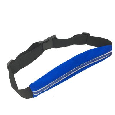 China Blue Water Proof Running Belt Sports Gym Bag Waist Pack For Storage Your Phone Watch Wallet And Keys for sale