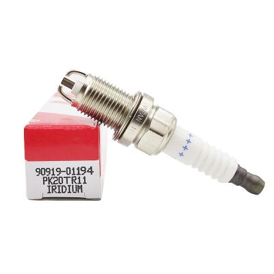 China Start Engine Auto Replacement Parts Double Electrode Spark Plug PK20TR11 90919-01194 OEM For COROLLA Camry RAV4 Lexus ES300 Accessories for sale