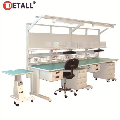 China Desk Detall- Standard Aluminum Workstation For Lab Work Innovative Esd Workbench For Sale for sale