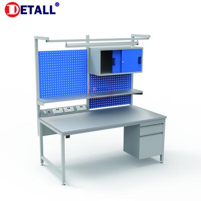 China Machinery Repair Shop Detall 4 Foot Medium Duty Workbench With Drawer And Shelf For Sale for sale