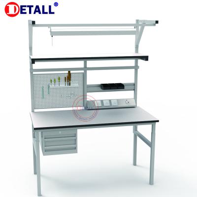 China Commercial Furniture ESD Laminate Workbench For Electronics Manufacturing Repair Inspection Assembly for sale