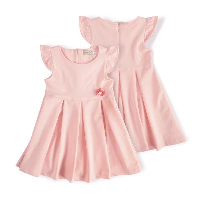 China Breathable girls dress 1 to 6 years old lovely good quality children girls little girl dress sleeveless dress wholesale printed for sale