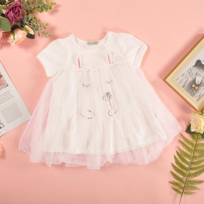 China Breathable Summer Kids Dresses For Girls Dress Smocked Clothing For Baby Outfit Cotton Kids Clothes Wholesale for sale