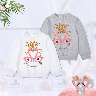 China Breathable Kids Clothes Sets Toddler Kids Girl Printed Tops Pajamas Tracksuit Outfits Warm Clothes Set for sale