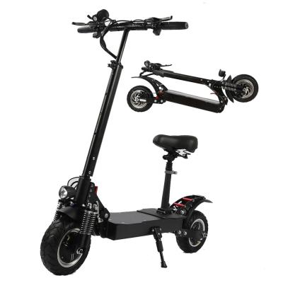 China Adults 2400w unisex cheap double scooter two wheel dece foldable electric scooter S13 for sale