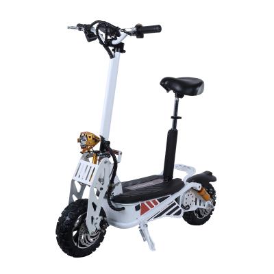 China Electric front and rear brake cool design foldable scooter for adult lithium battery powered 1600w brushless scooter for sale