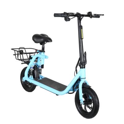 China Outdoor Shock Absorber 2 Wheels CE Aluminum Alloy Electric Bicycle 36v Folding Adult Electric Scooter for sale