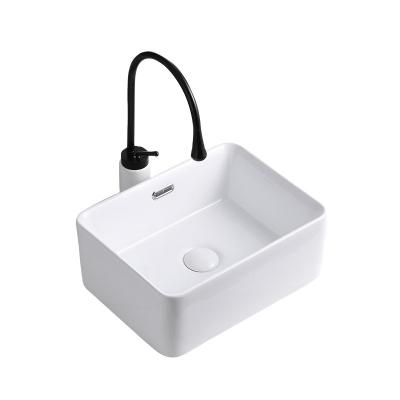 China Apartment Modern Design Sink Bathroom Wash Single Hand Basin for sale