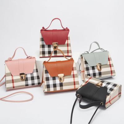 China 2022 New Cheap Square Small Plaid Portable Shoulder Mini Bags PORTABLE for sale