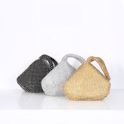 China Daily Life Diamond Handmade Bag Banquet Evening Clutch Rhinestone Clutch Bag for sale