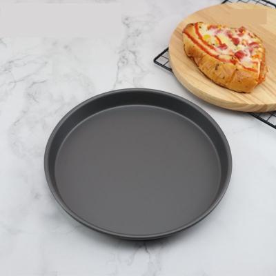 China Other Very well sold household aluminum alloy 9-inch deep hard film black round non stick pizza dish for sale