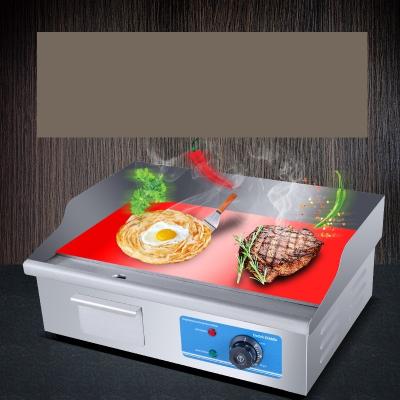 China Commercial New commercial iron plate burning gas electric grilling stove hand cake grabbing machine for sale