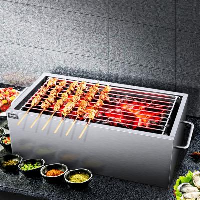 China High Efficiency Factory wholesale outdoor household portable thickened charcoal barbecue oven for sale