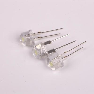 China wholesale 8mm white/green/blue/red white 0.5w/warm straw hat led 8MM LED for sale