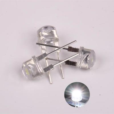 China Although hole package type 8mm led diode, 8mm led bulb 8mm led for sale