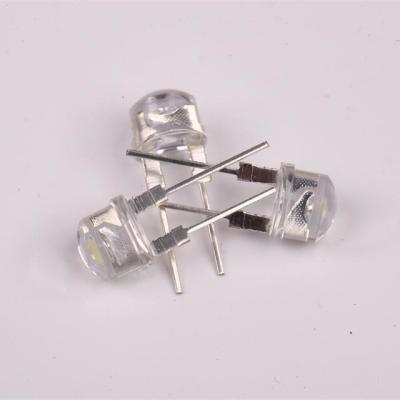 China AlGaInP 8mm Straw Hat Light Emitting Diode Price for sale