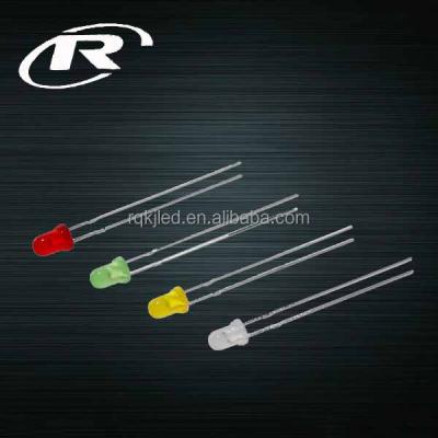 China 3mm Series Diffuse Led Diode White Green Blue Red 3mm Cheap Price for sale