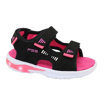 China Breathable Kids Slides Lovely Comfortable LED Lights Colorful Kids Sandals for Boys and Girls for sale