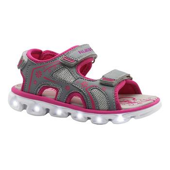 China Breathable Summer Fashion Jelly Led Shoes Kids Flat Outdoor Sandals With Light For Boys And Girls for sale