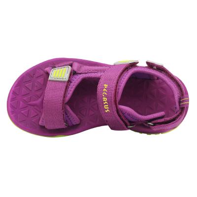 China 2022 Designs Breathable Anti-Skid Sport Flat Beach Increasing Children To Double Buckle Sandals for sale