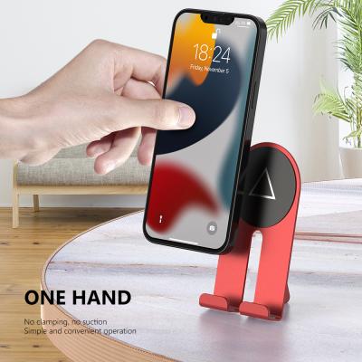 China Hot Selling Aluminum Alloy Adjustable Phone Holder Universal Tart Sugar Bracket Stand for Phone and Tablet for sale