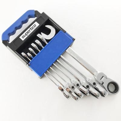 China 7 Piece Multi Functional Flex Combination Ratchet Wrench Made in Taiwan for sale