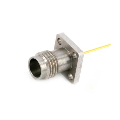 China RF 2.92 Millimeter Wave Panel Mount RF Female Coaxial Connector With Pin for sale