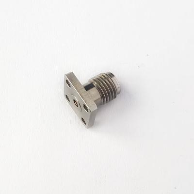 China RF 2.92mm K Jack Female Connector With 4 Square Hole .375 DC~40Ghz for sale