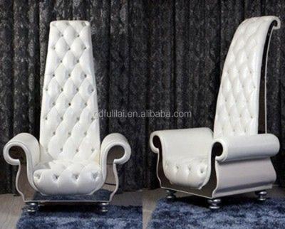 China Modern White Wedding High Back Event Throne Chairs for sale