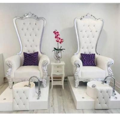 China Beauty Salon Nail Salon Spa Throne High Back Pedicure Chairs for sale