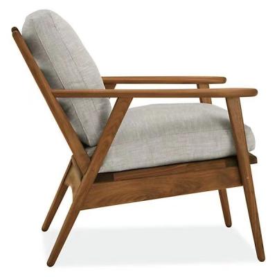 China Modern Outdoor Hotel Furniture Teak Wooden Armchair for sale