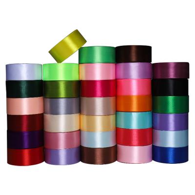 China Wide Luster 40mm Satin Ribbon Perfect For DIY Crafts Wedding Decor Arch Making Gift Wrap Flower Wrapping Sewing Ribbon And More for sale