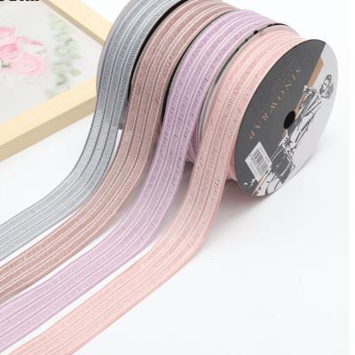 China 2021 Hot Sale Holographic Ribbon Flowers Rose Valentine's Day Gift Wedding Party Decoration Bow Making Ribbon Flowers Bun for sale