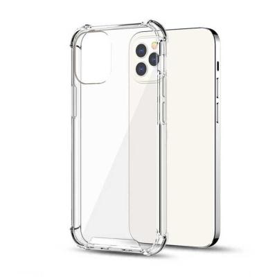 China Custom Clear Crystal Transparent Bulk Phone Case Slim Shockproof Hard PC TPU Phone Case For iPhone 13 pro case 12 max for sale