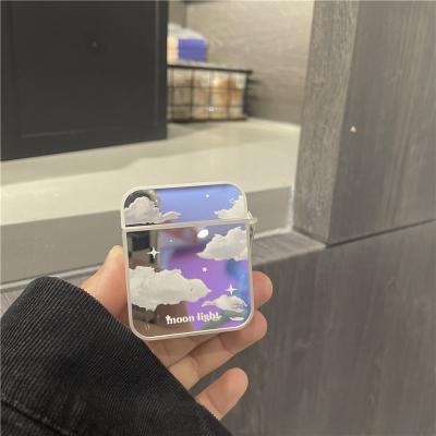 China Cool Moon Clouds Fashion Style Ins Square Mirror Cover For Airpod Pro Case for sale