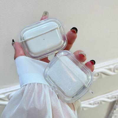 China Cute Transparent Soft Protective Cover Phantom Square Shape Tpu Shockproof Earphone Earphone Case For iPhone Airpods 1 2 3 pro for sale