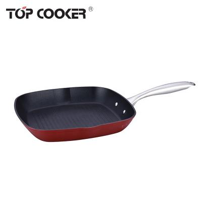 China Durable Forged Aluminum Electric Nonstick Coating Grill Pan for sale