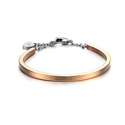 China Wholesale Heart Glazed Hiphop Jewelry RTS Stainless Steel 18k Gold Plating Heart Glazed Bracelet For Women Gift Jewelry for sale