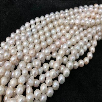 China Hip Hop Jewelry RTS Wholesale 10-11mm Pearl Strand Nature Freshwater Baroque Loose Pearl For DIY Jewelry for sale