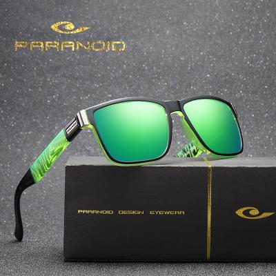 China Sports Sunglasses PARANOID Most Popular Sports Cycling Sunglasses Men UV400 Polarized Driving Sun Glasses P1518 for sale