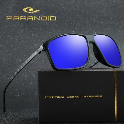 China Sports Sunglasses New PARANOID Polarized Sun Glass Carbon Fiber High End Sport Driving Sunglasses P8001 for sale