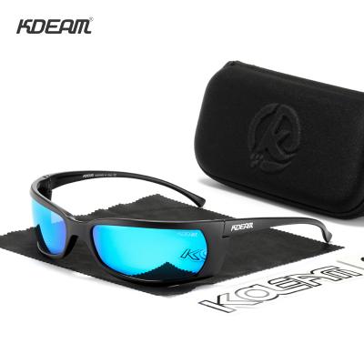 China Explosive Sports Sunglasses KDEAM Square Sports Colorful Polarized Outdoor Mount Lenses Sunglasses Cycle Motorcycle KD7004 for sale