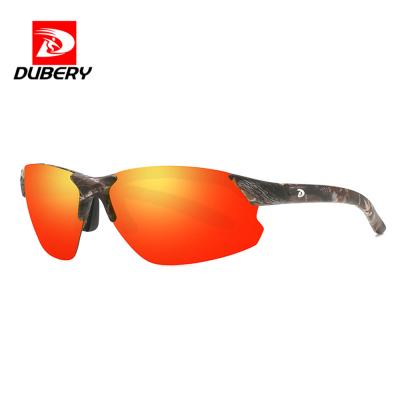 China Sports Sunglasses DUBERY Camouflage Sport Cycling Polarized Sun Lenses For Men Fishing UV400 Photochromic Sunglasses D672 for sale