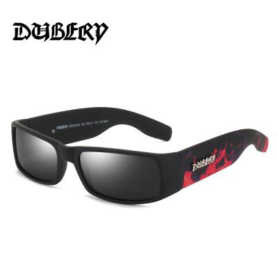 China DUBERY 2021 sports sunglasses newcomers polarized sunglasses for mens sports riding cycle glass gothic style D165 for sale