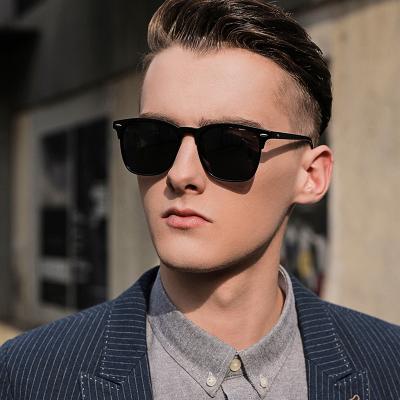 China Brand Design Classic Vintage Pilot Gafas De Sol Square Polarized Men Fashion Shade Sun Glasses 2021 Sunglasses for sale