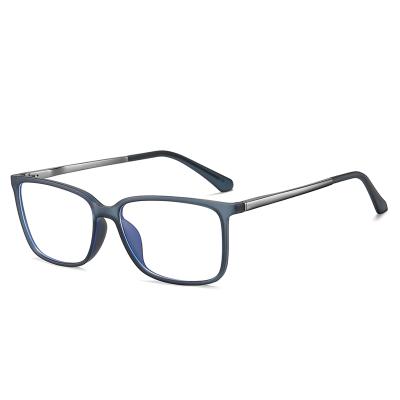 China 2021 New Arrivals TR90 Eye Protection Anti Blue Glasses For Men Comfortable Optical Frame Support OEM Myopia Glasses MM95861 for sale