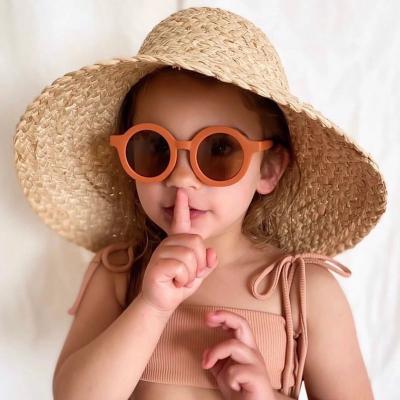 China Plastic Round Sun Glasses Vintage Kids Sunglasses Ocean UV400 Glasses Baby Boy And Girls Sunglasses Kids Frame Retro Fashion Sun Glasses for sale