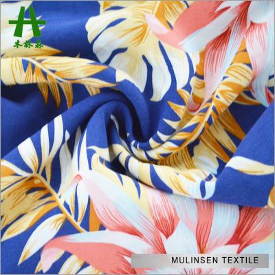 China Mulinsen Textile Anti Pill Cheap Price Custom Colors Woven Rayon 45s Print Fabric For Dress for sale